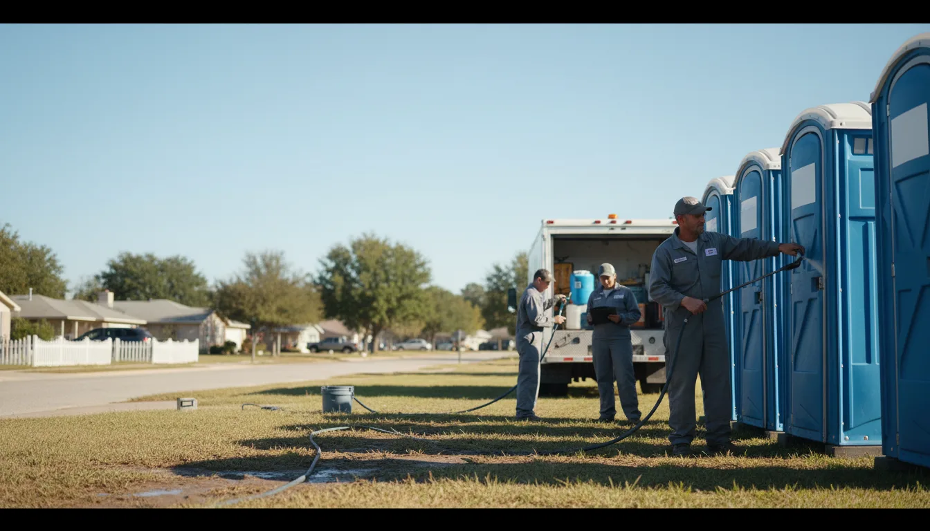 Long-Term Portable Toilet Rental in Angola, LA near me
